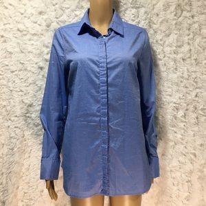 White House Black Market blouse Sz 6 button down